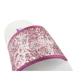 Claquettes VIOLET Femme Motif Uni A Enfiler