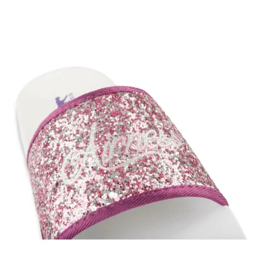 Claquettes VIOLET Femme Motif Uni A Enfiler