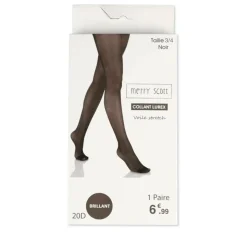 Collants Brillants NOIR MERRY SCOTT