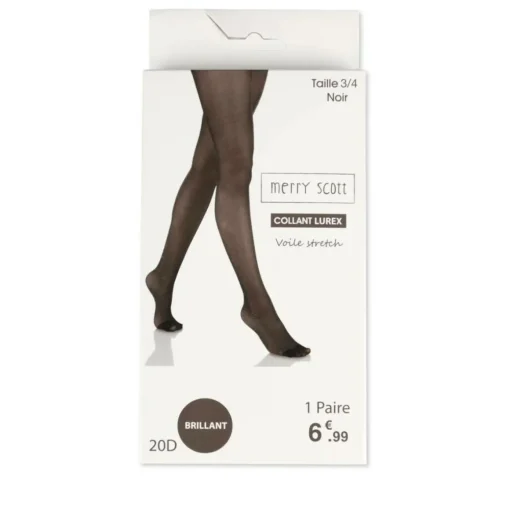 Collants Brillants NOIR MERRY SCOTT
