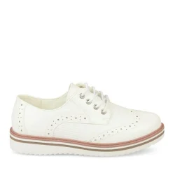 Derbies ARGENT Fille Lacets