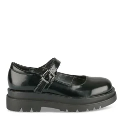 Derbies Babies NOIR Femme Motif Uni Boucle
