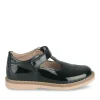 Derbies Babies NOIR Fille Motif Vernis Scratch