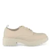 Derbies BEIGE Femme CUIR Motif Uni Lacets