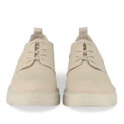 Derbies BEIGE Femme CUIR Motif Uni Lacets