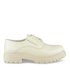 Derbies BEIGE Femme Motif Uni Lacets