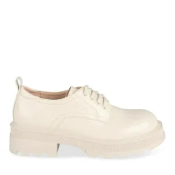 Derbies BEIGE Femme Motif Uni Lacets