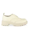 Derbies BEIGE Femme Motif Vernis Lacets