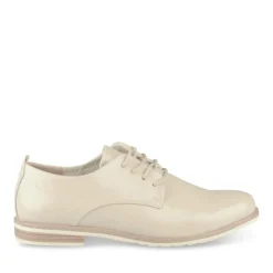 Derbies BEIGE Femme Motif Uni Lacets