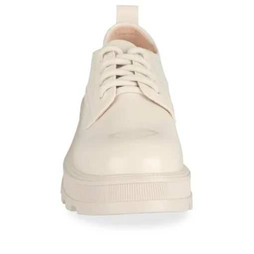 Derbies BEIGE Femme Motif Uni Lacets