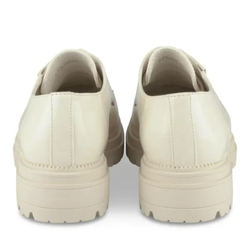 Derbies BEIGE Femme Motif Uni Lacets