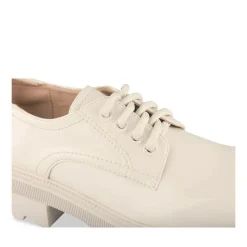 Derbies BEIGE Femme Motif Uni Lacets
