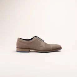 Derbies BEIGE Homme CUIR Motif Uni Lacets