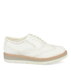 Derbies BLANC Femme Lacets