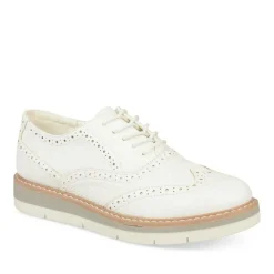 Derbies BLANC Femme Lacets