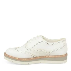 Derbies BLANC Femme Lacets