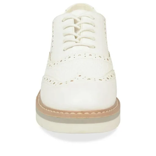 Derbies BLANC Femme Lacets