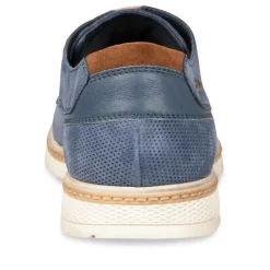 Derbies BLEU Homme CUIR Motif Uni Lacets