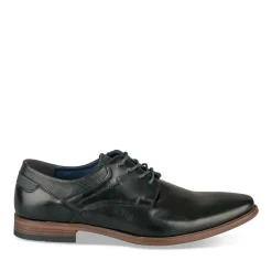 Derbies BLEU Homme Motif Uni Lacets