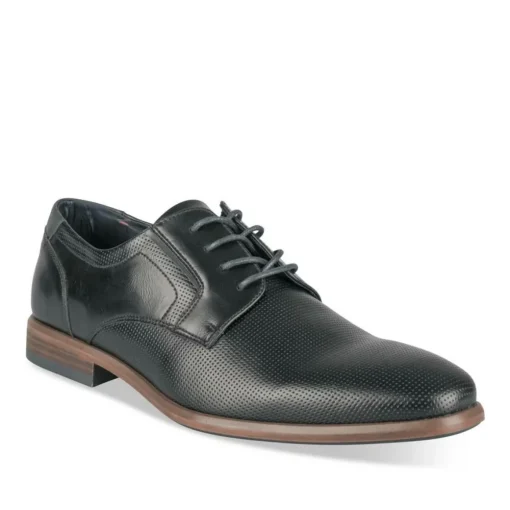 Derbies BLEU Homme Motif Uni Lacets