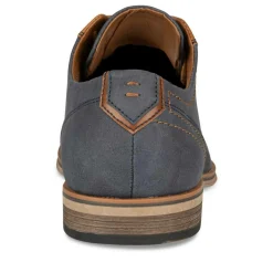 Derbies BLEU Homme Motif Uni Lacets