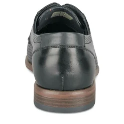 Derbies BLEU Homme Motif Uni Lacets