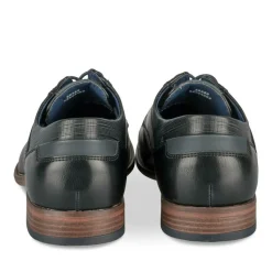 Derbies BLEU Homme Motif Uni Lacets