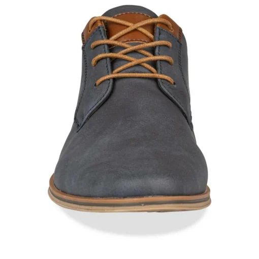 Derbies BLEU Homme Motif Uni Lacets