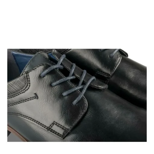 Derbies BLEU Homme Motif Uni Lacets