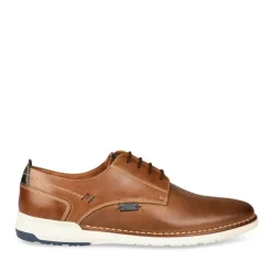 Derbies COGNAC Homme CUIR Motif Uni A Enfiler