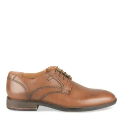 Derbies COGNAC Homme CUIR Motif Uni Lacets