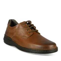 Derbies COGNAC Homme CUIR Motif Uni Lacets
