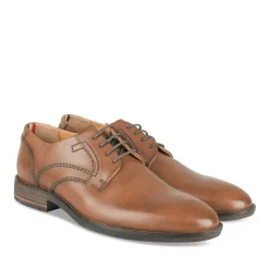 Derbies COGNAC Homme CUIR Motif Uni Lacets