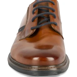 Derbies COGNAC Homme CUIR Motif Uni Lacets