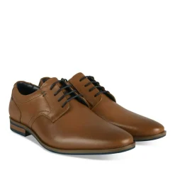 Derbies COGNAC Homme CUIR Motif Uni Lacets