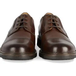 Derbies COGNAC Homme CUIR Motif Uni Lacets