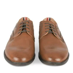 Derbies COGNAC Homme CUIR Motif Uni Lacets