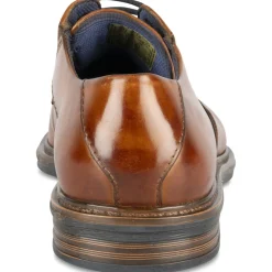 Derbies COGNAC Homme CUIR Motif Uni Lacets