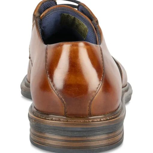 Derbies COGNAC Homme CUIR Motif Uni Lacets