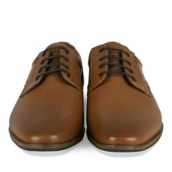 Derbies COGNAC Homme CUIR Motif Uni Lacets