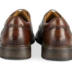 Derbies COGNAC Homme CUIR Motif Uni Lacets