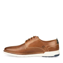 Derbies COGNAC Homme CUIR Motif Uni A Enfiler