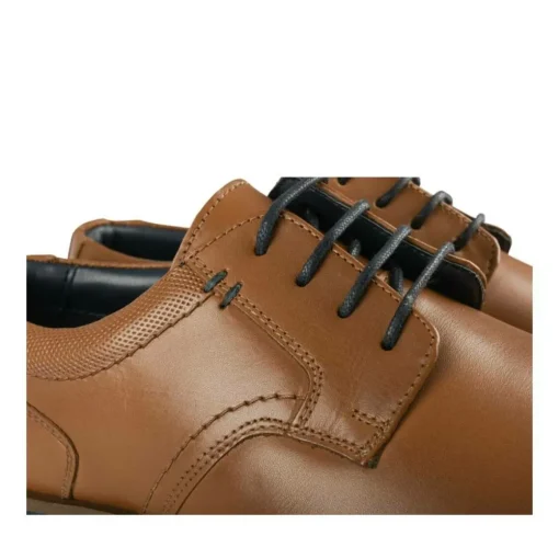 Derbies COGNAC Homme CUIR Motif Uni Lacets