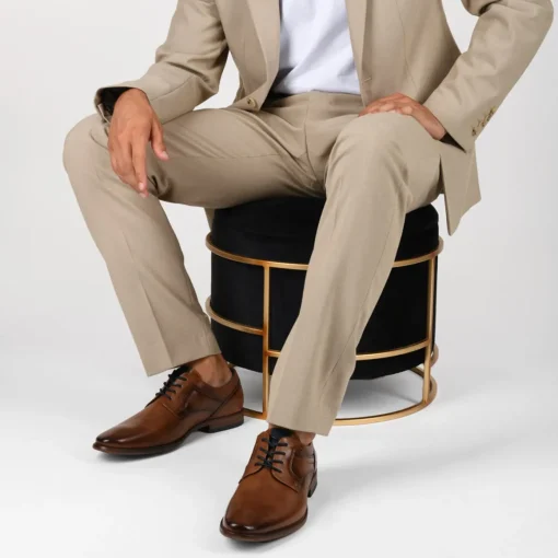Derbies COGNAC Homme Motif Uni Lacets