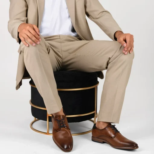 Derbies COGNAC Homme Motif Uni Lacets