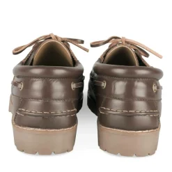 Derbies Confort MARRON Homme CUIR Motif Uni Lacets