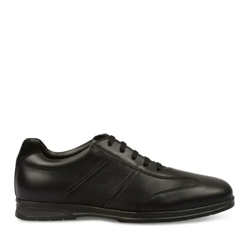 Derbies Confort NOIR Homme CUIR Lacets