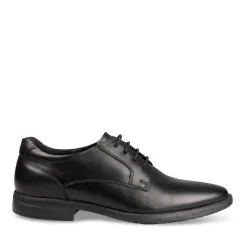 Derbies Confort NOIR Homme CUIR Motif Uni Lacets