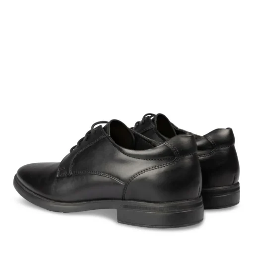 Derbies Confort NOIR Homme CUIR Motif Uni Lacets