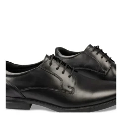 Derbies Confort NOIR Homme CUIR Motif Uni Lacets